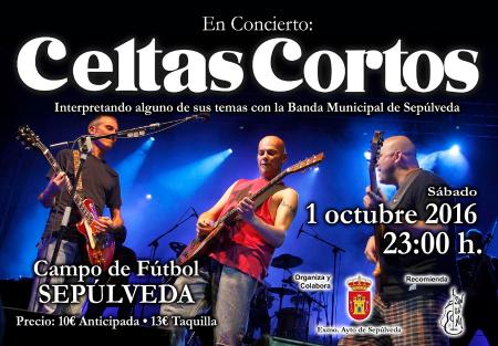 Imagen Venta anticipada de entradas para el concierto de Celtas Cortos en Sepúlveda