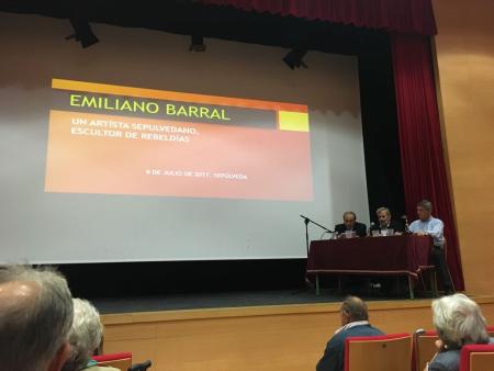 Imagen Conferencia sobre Emiliano Barral celebrada el pasado sábado 8 de julio