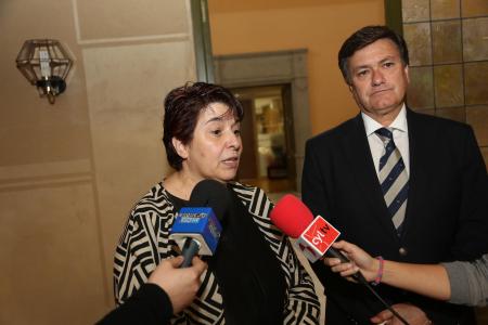 Imagen El presidente de la Diputación recibe  a la nueva alcaldesa de Segovia