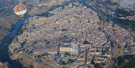 Imagen El globo accesible de Segovia vuela sobre Toledo