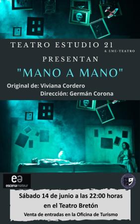 Imagen Teatro Estudio 21 con “Mano a Mano” protagonista esta semana en el XIII Certamen de Teatro Aficionado de  Sepúlveda