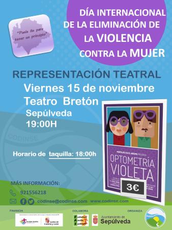 Imagen Representación teatral para conmemorar el día internacional de la eliminación de la violencia contra la mujer. 15/11/19
