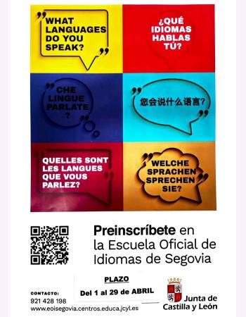 Imagen Solicitud plazas cursos EOI 22-23