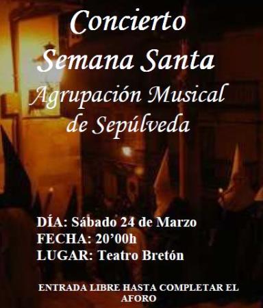 Imagen Concierto de Semana Santa - Agrupación Musical de Sepúlveda