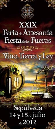 Imagen PROGRAMA DE LA FIESTA DE LOS FUEROS 2012 VINO, TIERRA Y LEY
