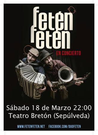 Imagen La “Música Popular con Instrumentos Insólitos” de Fetén Fetén llega a Sepúlveda el sábado 18 de marzo.