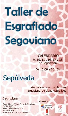Imagen Taller de Esgrafiado Segoviano en Sepúlveda