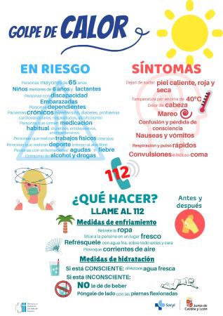 Imagen Segovia nivel 2 de riesgo por exceso de temperatura