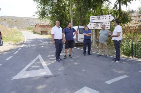 Imagen La actividad empresarial o los usuarios de los servicios sociales de la Diputación protagonizan la visita del presidente a varias localidades del nordeste segoviano